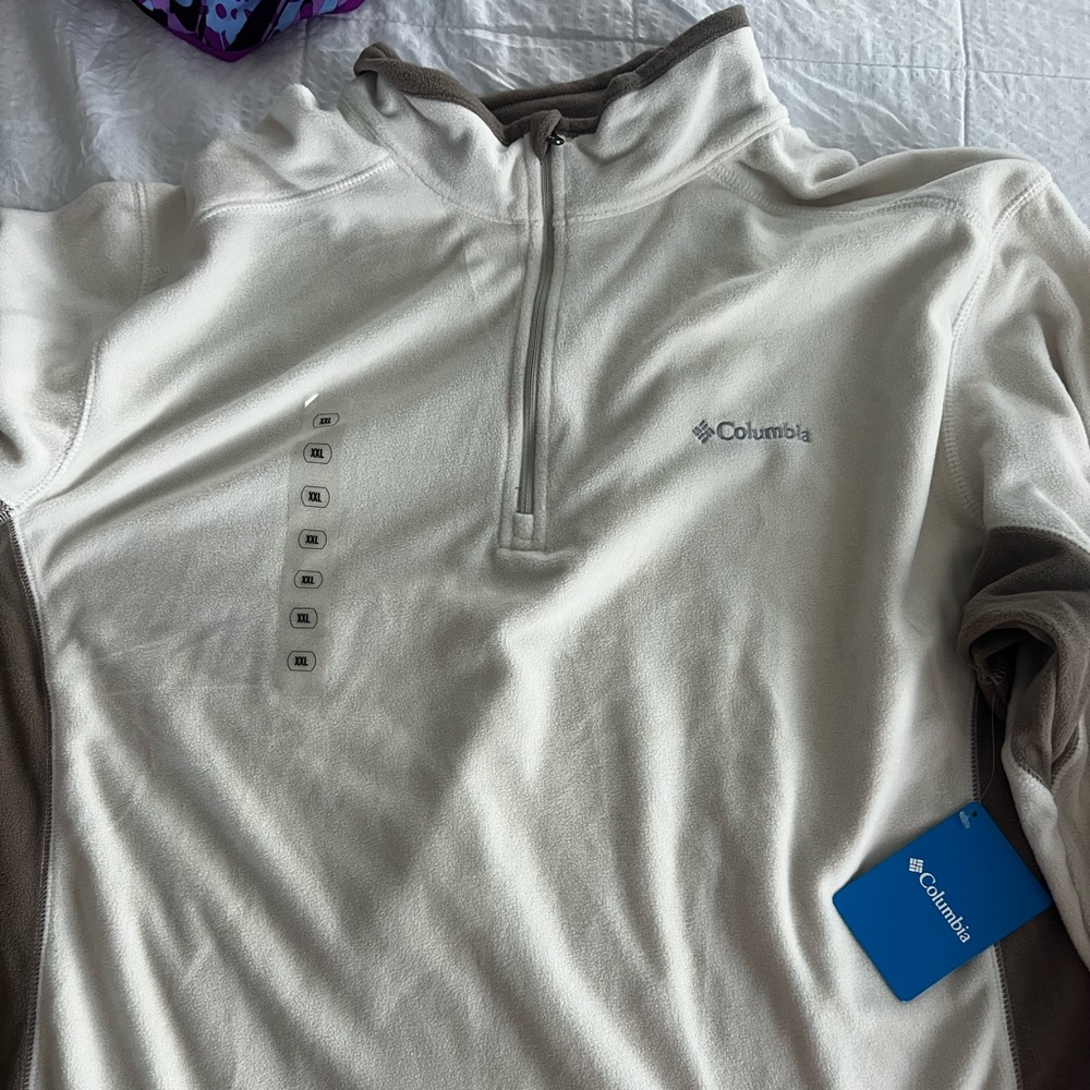 Men’s fleece xxl 3/4 zip pullover